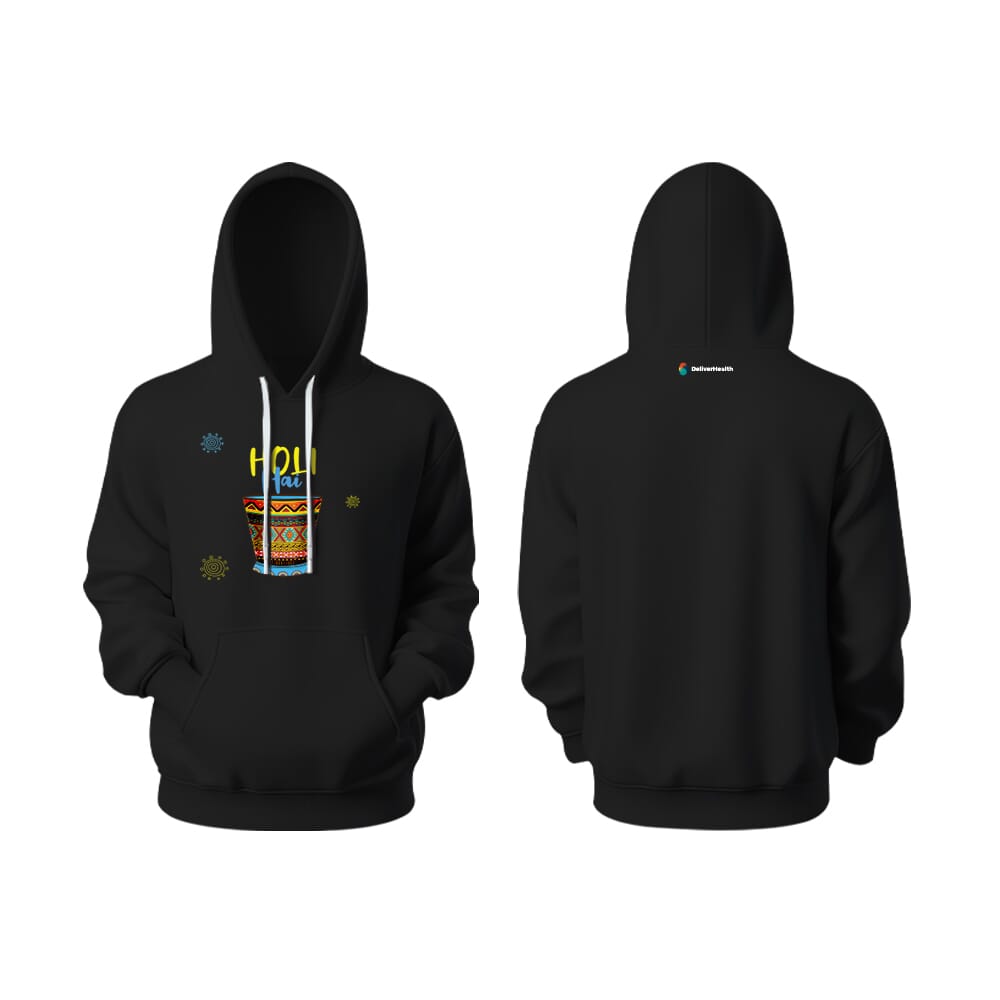 Greys&Blues Rangotsav Goodie Hoodie Plain - Black